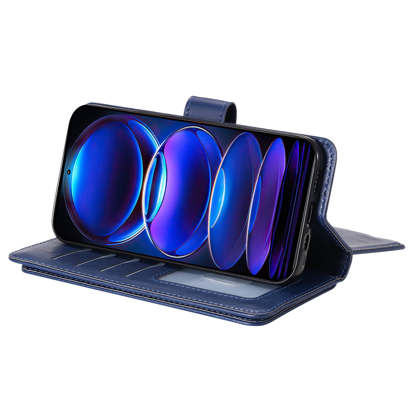 Leather Case for Xiaomi Poco X5 Pro 5G /  Xiaomi Redmi Note 12 Pro Speed 5G / Note 12 Pro 5G KT Multi-functional Series-1 10 Card Slots Phone Cover