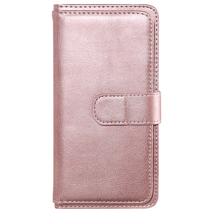 Leather Case for Xiaomi Poco X5 Pro 5G /  Xiaomi Redmi Note 12 Pro Speed 5G / Note 12 Pro 5G KT Multi-functional Series-1 10 Card Slots Phone Cover