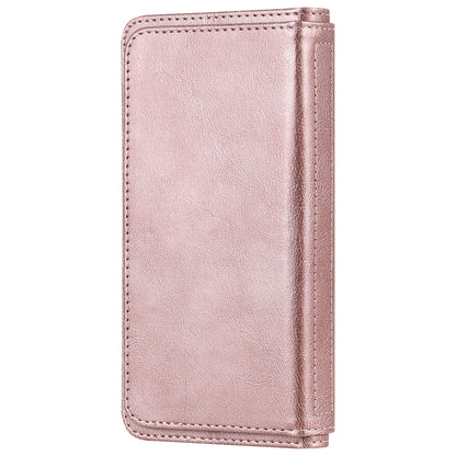 Leather Case for Xiaomi Poco X5 Pro 5G /  Xiaomi Redmi Note 12 Pro Speed 5G / Note 12 Pro 5G KT Multi-functional Series-1 10 Card Slots Phone Cover