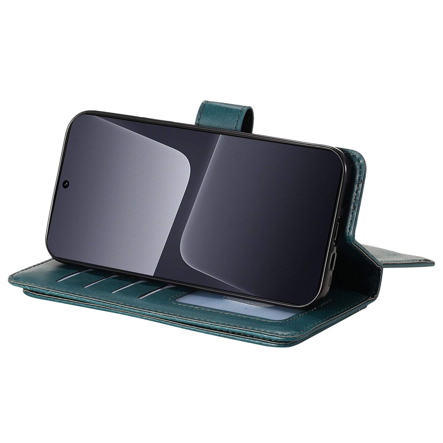 KT Multi-functional Series-1 for Xiaomi 13 Pro 5G Leather Case Stand Wallet Phone Cover with 10 Card Slots