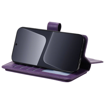 KT Multi-functional Series-1 for Xiaomi 13 Pro 5G Leather Case Stand Wallet Phone Cover with 10 Card Slots