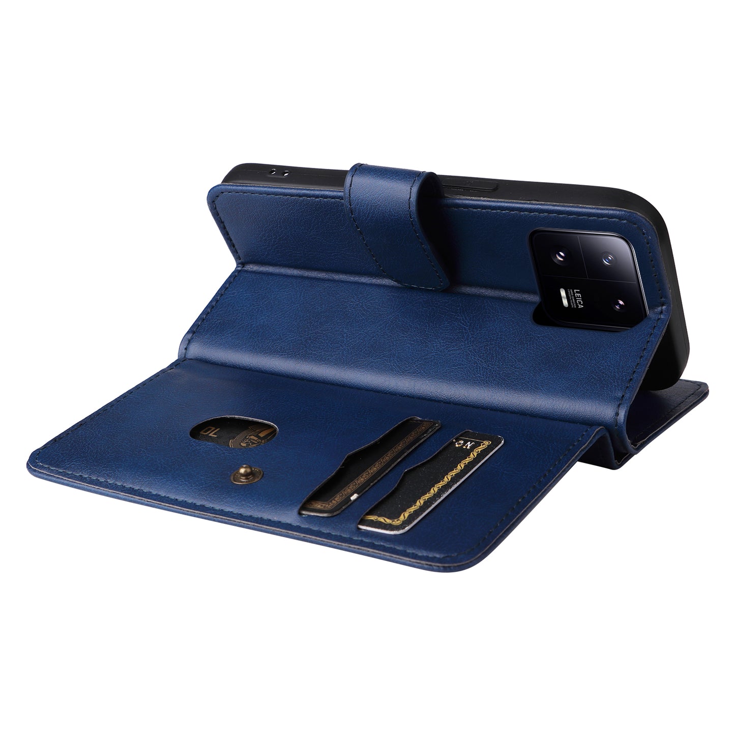 KT Multi-functional Series-1 for Xiaomi 13 Pro 5G Leather Case Stand Wallet Phone Cover with 10 Card Slots