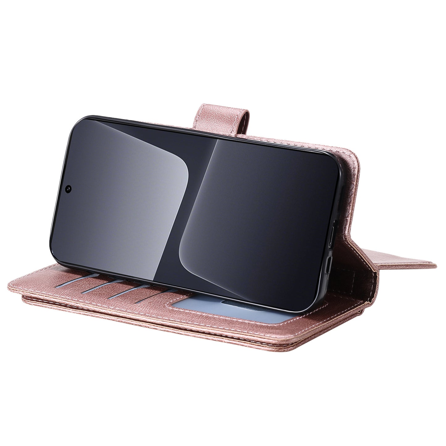 KT Multi-functional Series-1 for Xiaomi 13 Pro 5G Leather Case Stand Wallet Phone Cover with 10 Card Slots