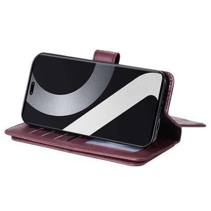 KT Multi-functional Series-1 for Xiaomi 13 Lite / Civi 2 5G Wallet Phone Cover 10 Card Slots Leather Stand Case