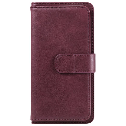 KT Multi-functional Series-1 for Xiaomi 13 Lite / Civi 2 5G Wallet Phone Cover 10 Card Slots Leather Stand Case