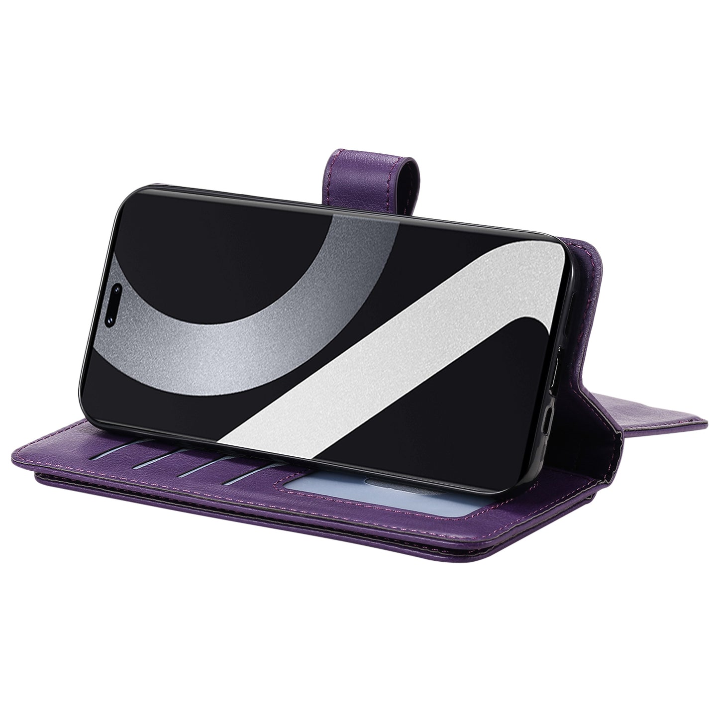 KT Multi-functional Series-1 for Xiaomi 13 Lite / Civi 2 5G Wallet Phone Cover 10 Card Slots Leather Stand Case