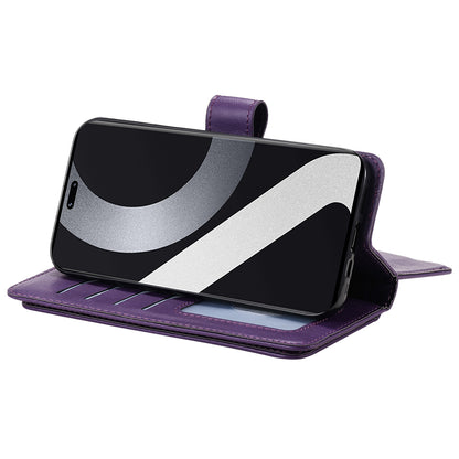 KT Multi-functional Series-1 for Xiaomi 13 Lite / Civi 2 5G Wallet Phone Cover 10 Card Slots Leather Stand Case