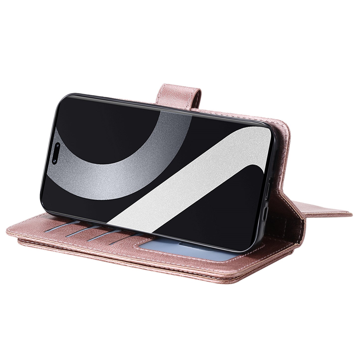 KT Multi-functional Series-1 for Xiaomi 13 Lite / Civi 2 5G Wallet Phone Cover 10 Card Slots Leather Stand Case