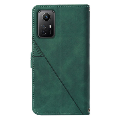 YB Imprinting Series-2 For Xiaomi Redmi Note 12S 4G Leather Phone Cover Cell Phone Stand Wallet Case