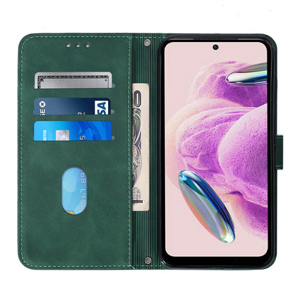 YB Imprinting Series-2 For Xiaomi Redmi Note 12S 4G Leather Phone Cover Cell Phone Stand Wallet Case
