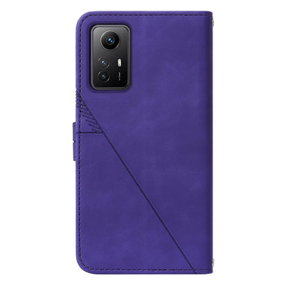 YB Imprinting Series-2 For Xiaomi Redmi Note 12S 4G Leather Phone Cover Cell Phone Stand Wallet Case