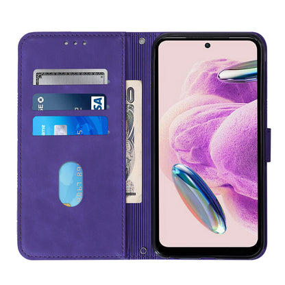 YB Imprinting Series-2 For Xiaomi Redmi Note 12S 4G Leather Phone Cover Cell Phone Stand Wallet Case