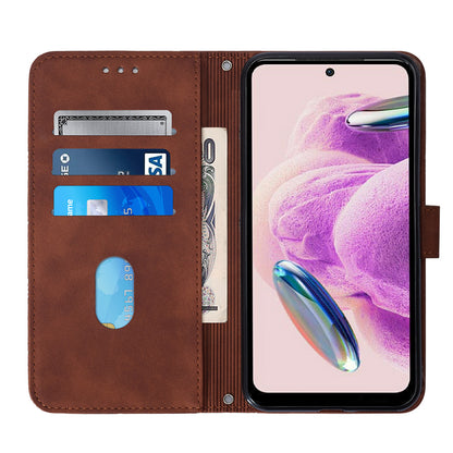 YB Imprinting Series-2 For Xiaomi Redmi Note 12S 4G Leather Phone Cover Cell Phone Stand Wallet Case
