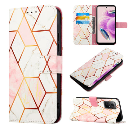 For Xiaomi Redmi Note 12S 4G YB Pattern Printing Leather Series-5 Wallet Phone Case Leather Stand Cover