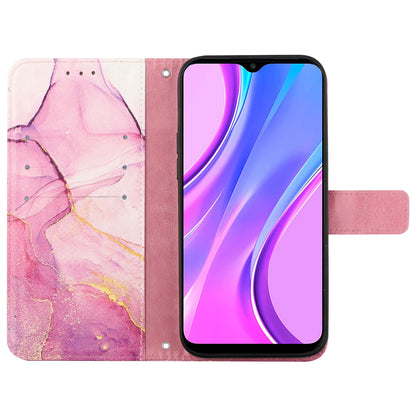 For Xiaomi Redmi Note 12S 4G YB Pattern Printing Leather Series-5 Wallet Phone Case Leather Stand Cover