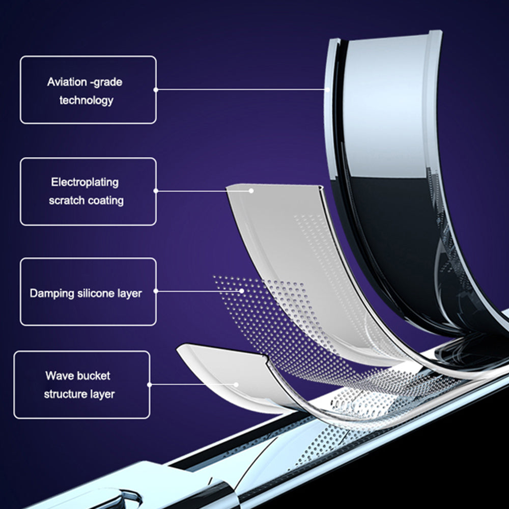 VOERO For iPhone 12 Pro Electroplating TPU Phone Case Glass Camera Film Kickstand Back Cover