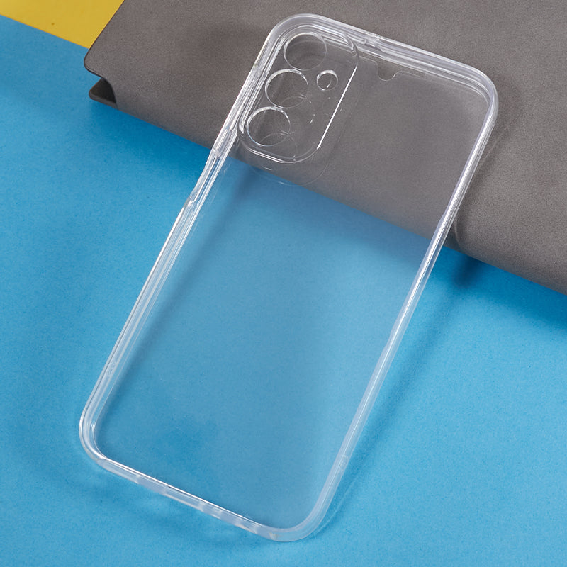 For Samsung Galaxy A24 4G Shockproof Phone Case TPU Frame + Acrylic Back + PET Screen Protector Clear Cover