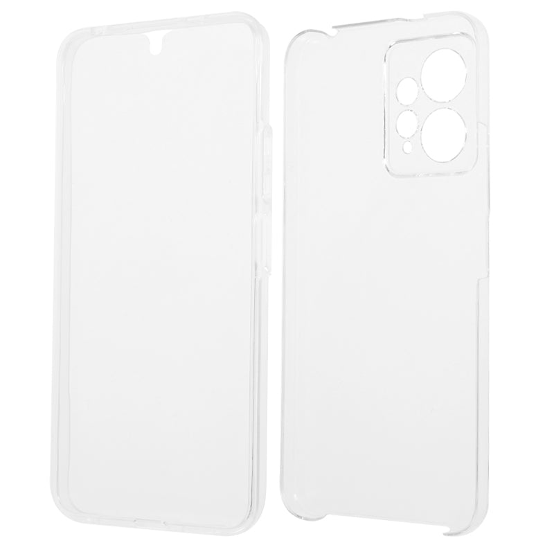 For Xiaomi Redmi Note 12 4G Anti-drop Phone Case TPU Frame + Acrylic Back + PET Front Cover Phone Protector