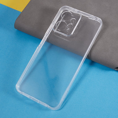 For Xiaomi Redmi Note 12 4G Anti-drop Phone Case TPU Frame + Acrylic Back + PET Front Cover Phone Protector