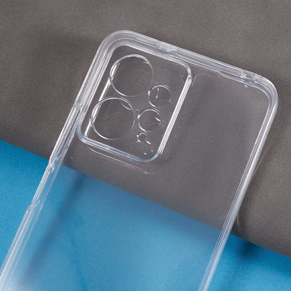 For Xiaomi Redmi Note 12 4G Anti-drop Phone Case TPU Frame + Acrylic Back + PET Front Cover Phone Protector