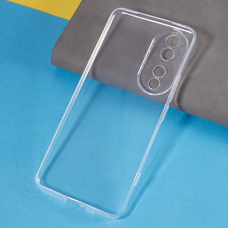 Precise Cutout Phone Case for Honor 90 , Ultra-thin Anti-scratch Transparent TPU Back Cover