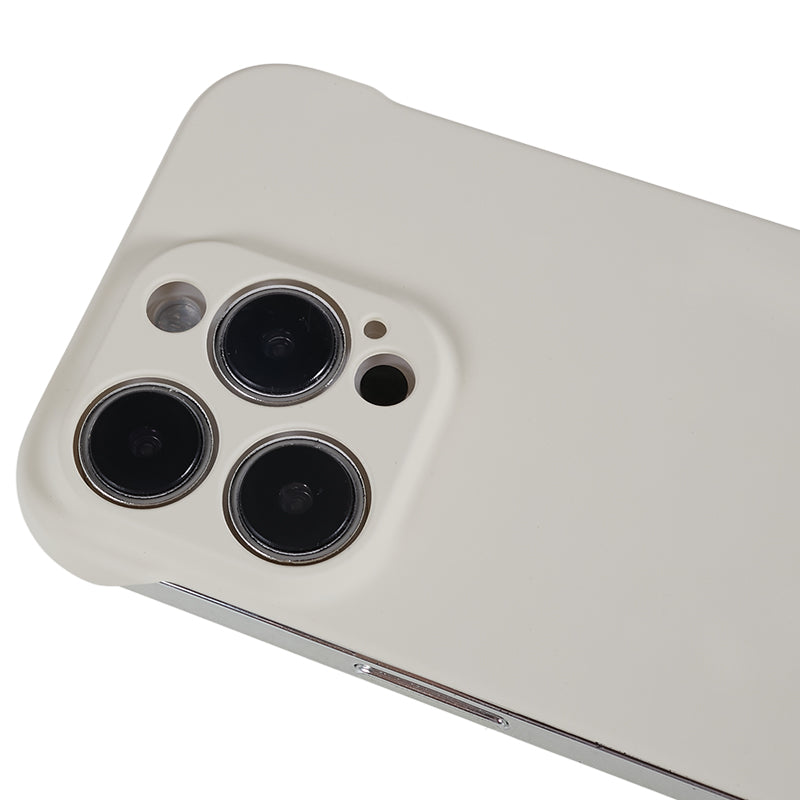 For iPhone 14 Pro Max Rubberized Hard PC Phone Case Skin-Touch Frameless Back Cover