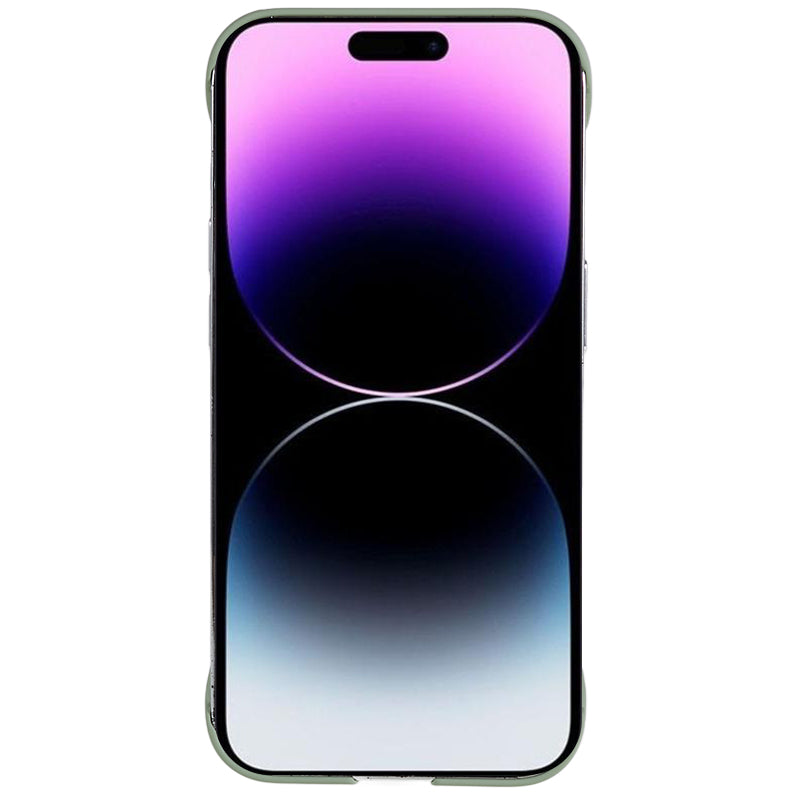 For iPhone 14 Pro Frameless Hard PC Cover Skin-Touch Rubberized Phone Case