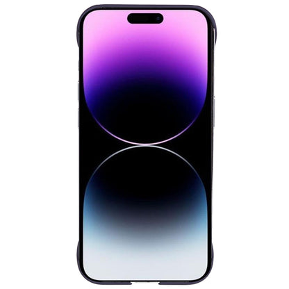 For iPhone 14 Pro Frameless Hard PC Cover Skin-Touch Rubberized Phone Case