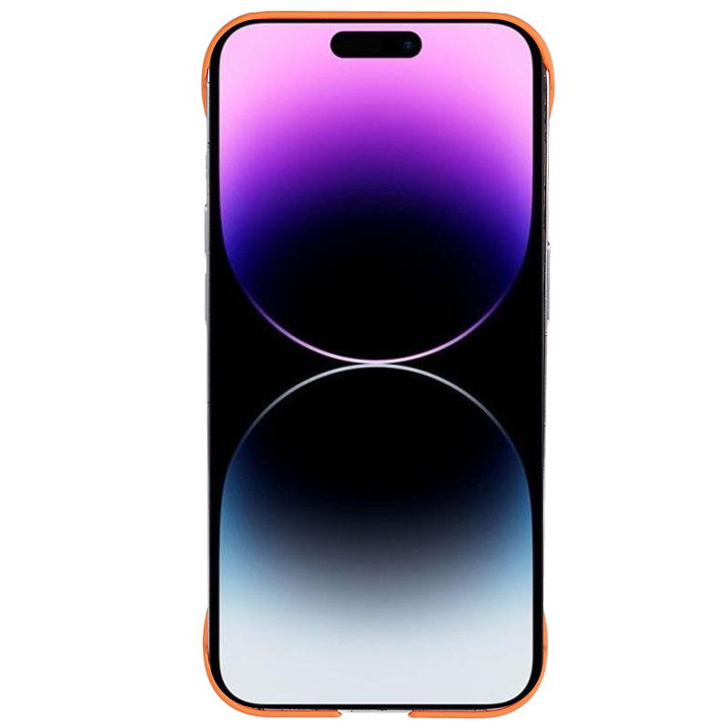 For iPhone 14 Pro Frameless Hard PC Cover Skin-Touch Rubberized Phone Case