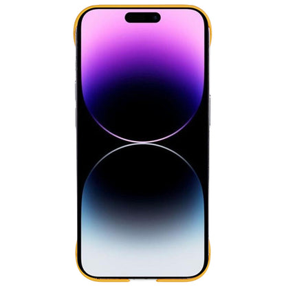 For iPhone 14 Pro Frameless Hard PC Cover Skin-Touch Rubberized Phone Case