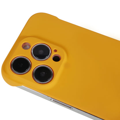 For iPhone 14 Pro Frameless Hard PC Cover Skin-Touch Rubberized Phone Case