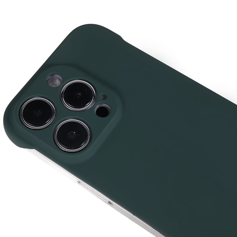 For iPhone 14 Pro Frameless Hard PC Cover Skin-Touch Rubberized Phone Case