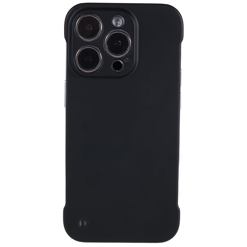 For iPhone 14 Pro Frameless Hard PC Cover Skin-Touch Rubberized Phone Case