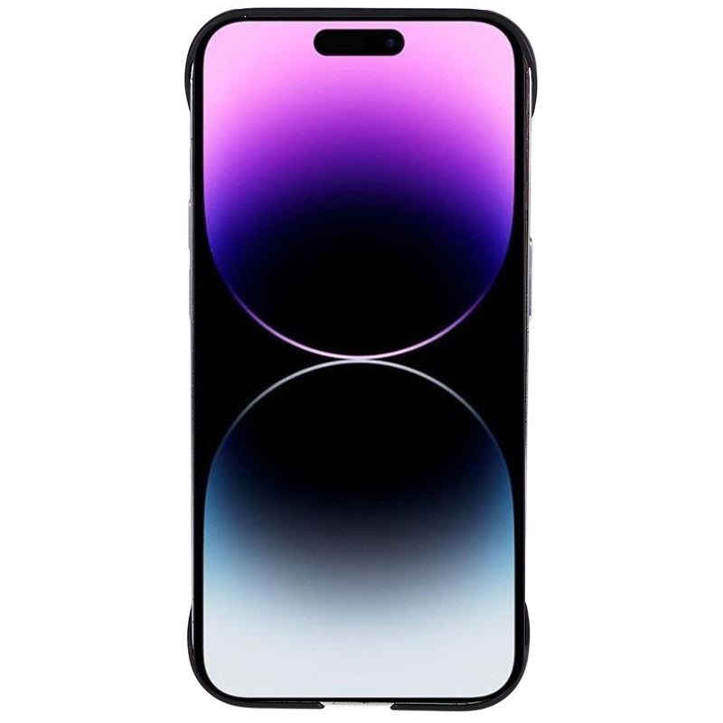 For iPhone 14 Pro Frameless Hard PC Cover Skin-Touch Rubberized Phone Case