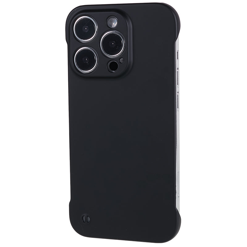 For iPhone 14 Pro Frameless Hard PC Cover Skin-Touch Rubberized Phone Case