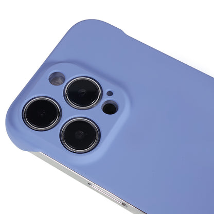 For iPhone 13 Pro Borderless Design Phone Case Rubberized Skin-Touch Hard PC Cover