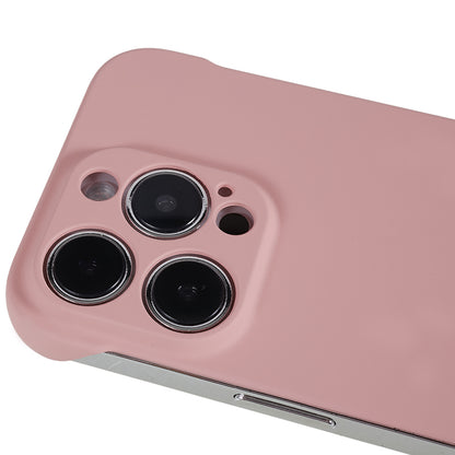 For iPhone 13 Pro Borderless Design Phone Case Rubberized Skin-Touch Hard PC Cover