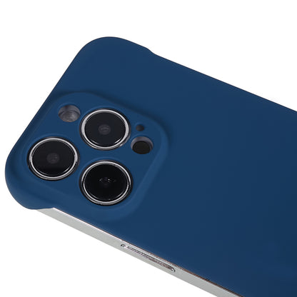 For iPhone 13 Pro Borderless Design Phone Case Rubberized Skin-Touch Hard PC Cover