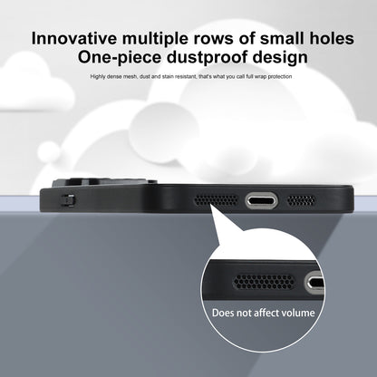 For iPhone 13 Pro Skin-touch PU Leather+PC+TPU Cover Anti-Scratch Magnetic Phone Case with Lens Protector