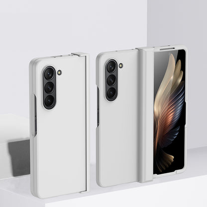 For Samsung Galaxy Z Fold5 5G Hinde Protection PC Phone Case Skin-touch Shockproof Cover