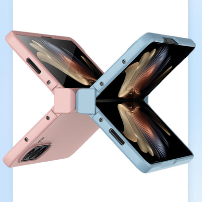 For Samsung Galaxy Z Fold5 5G Hinde Protection PC Phone Case Skin-touch Shockproof Cover