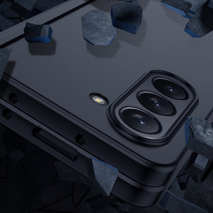 For Samsung Galaxy Z Fold5 5G Hinde Protection PC Phone Case Skin-touch Shockproof Cover