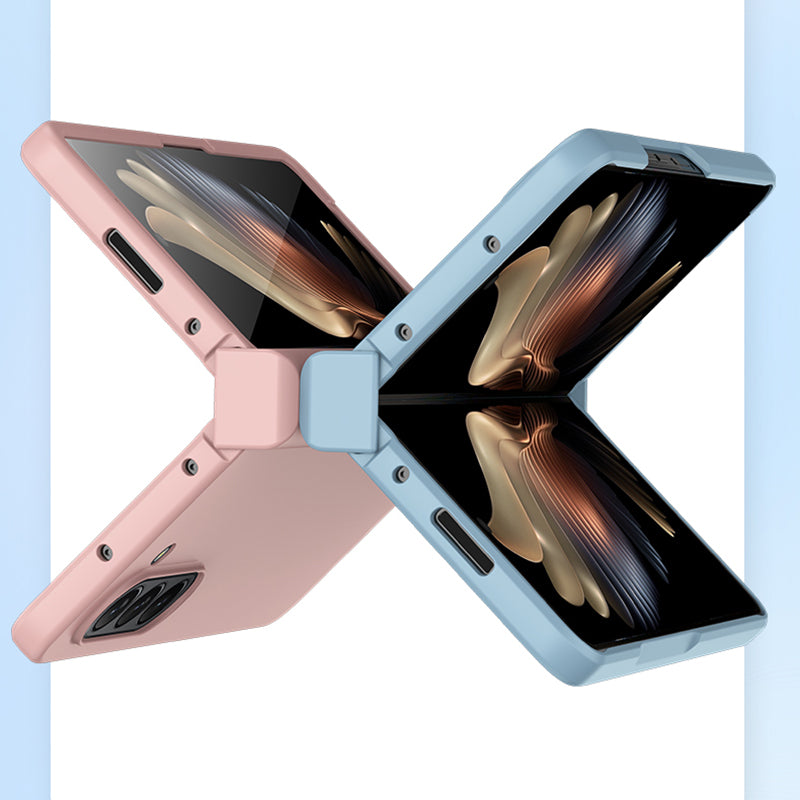 For Samsung Galaxy Z Fold5 5G Hinde Protection PC Phone Case Skin-touch Shockproof Cover