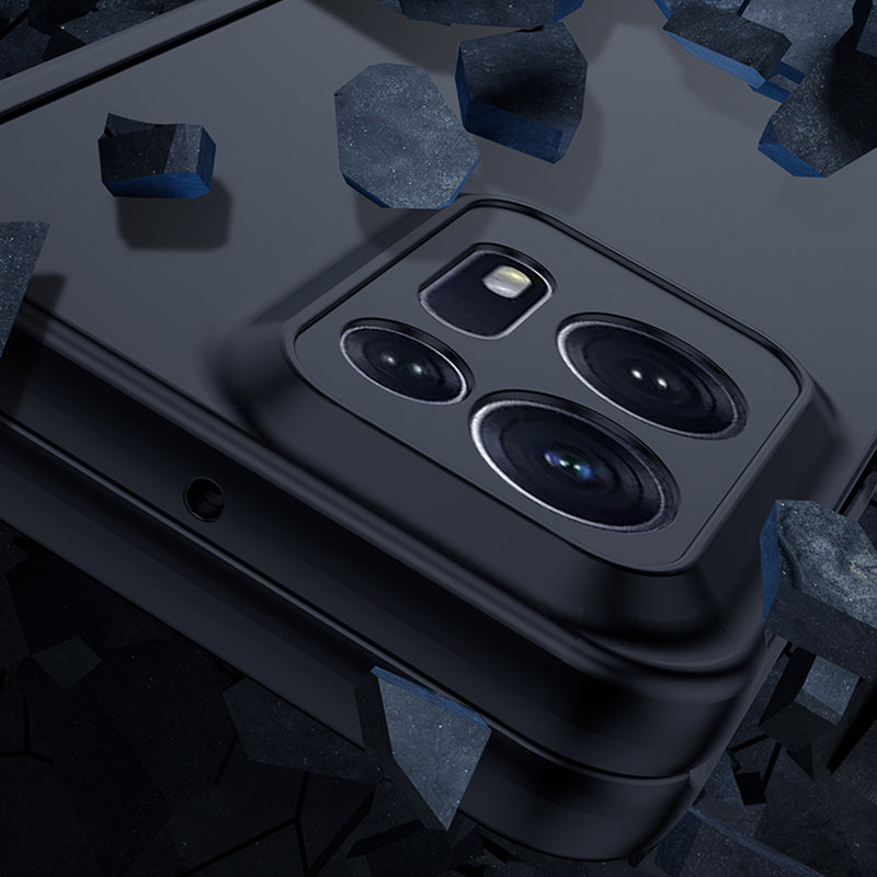 For Oppo Find N2 5G Hard PC Phone Cover Skin-touch Feeling Hinde Protection Anti-Scratch Case