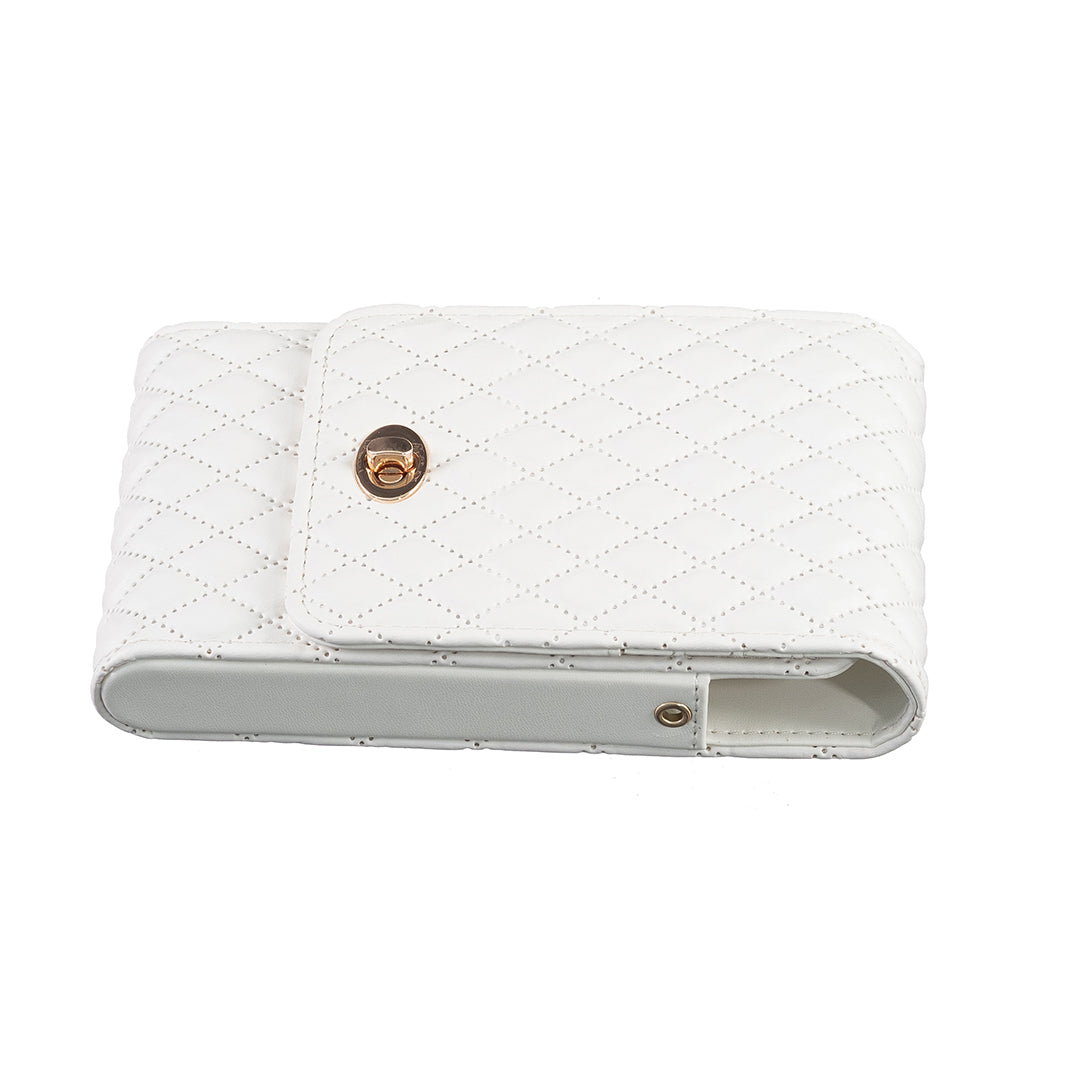 BFB01 Vertical Style PU Leather Shoulder Bag Wallet Coin Purse Pattern Imprinted Card Phone Pouch with Strap