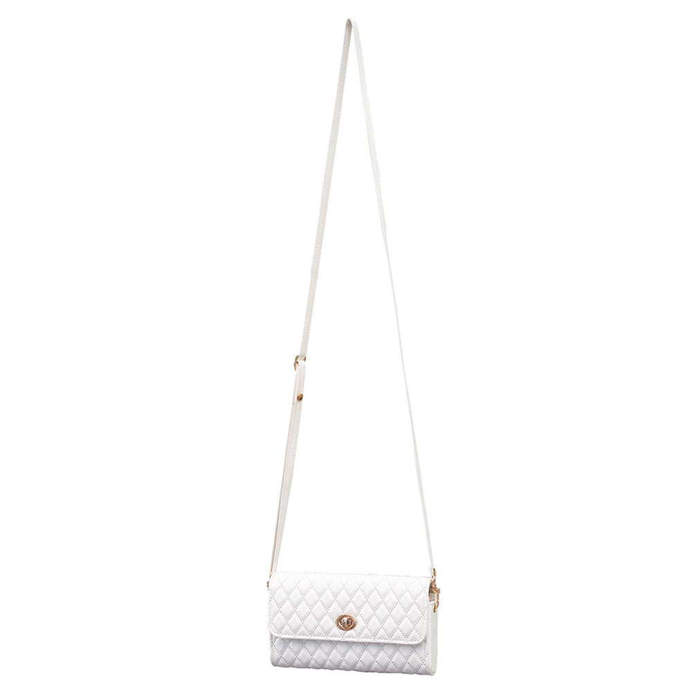 BFB02 Horizontal Style Pattern Imprinted PU Leather Wallet Phone Bag Card Coin Purse Cell Phone Shoulder Pouch with Strap