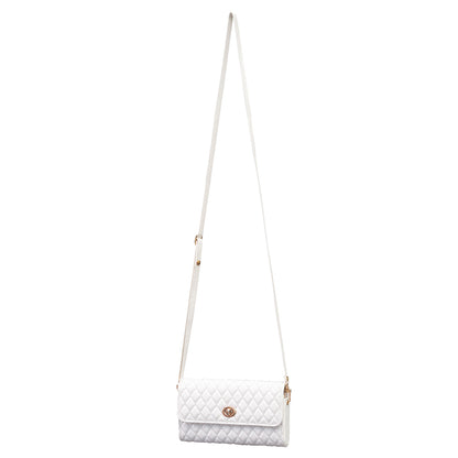 BFB02 Horizontal Style Pattern Imprinted PU Leather Wallet Phone Bag Card Coin Purse Cell Phone Shoulder Pouch with Strap