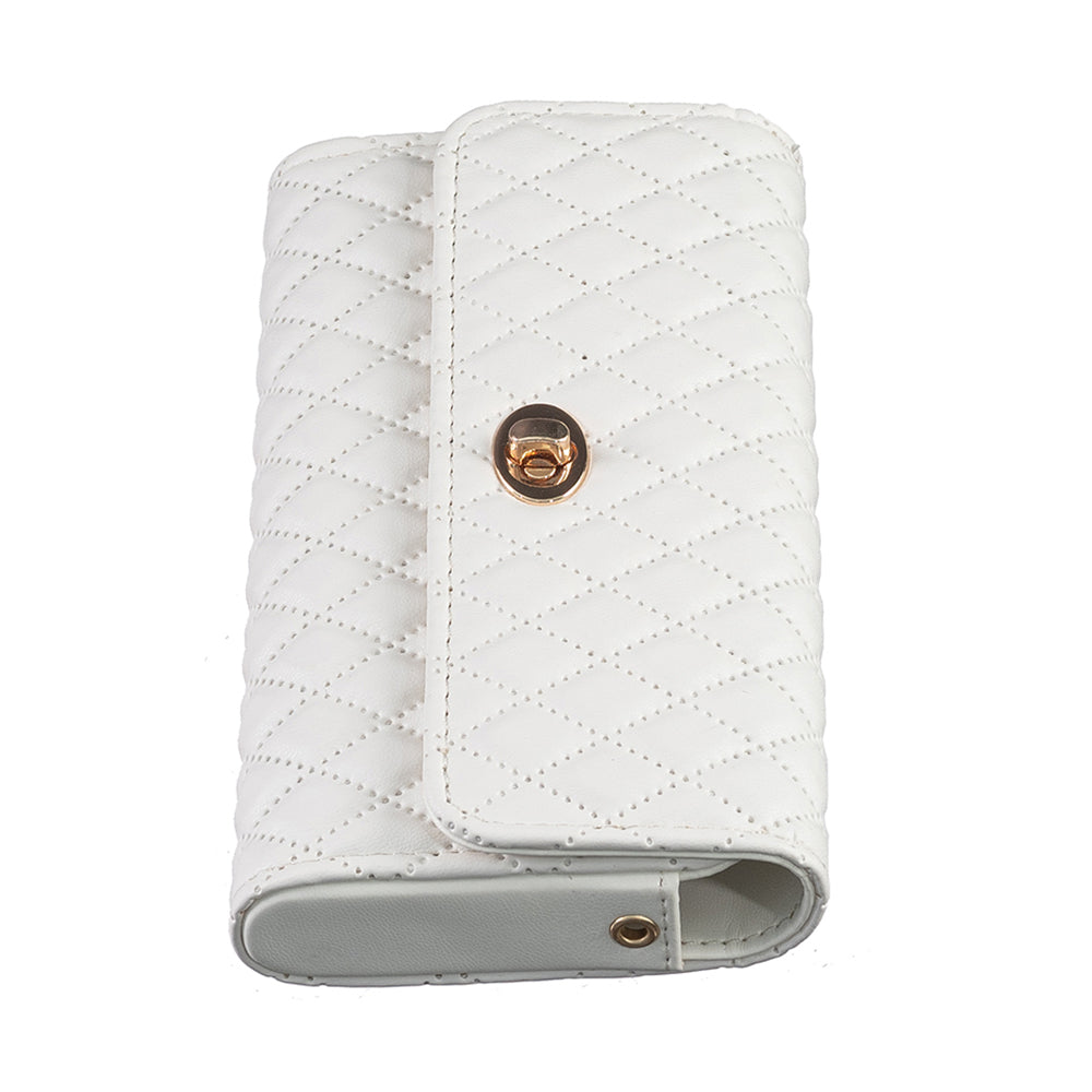 BFB02 Horizontal Style Pattern Imprinted PU Leather Wallet Phone Bag Card Coin Purse Cell Phone Shoulder Pouch with Strap