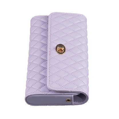 BFB02 Horizontal Style Pattern Imprinted PU Leather Wallet Phone Bag Card Coin Purse Cell Phone Shoulder Pouch with Strap