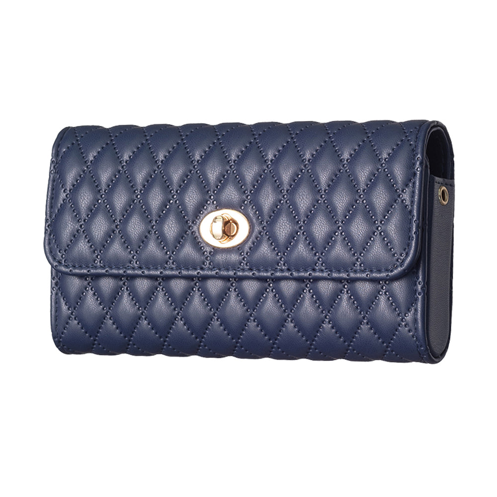 BFB02 Horizontal Style Pattern Imprinted PU Leather Wallet Phone Bag Card Coin Purse Cell Phone Shoulder Pouch with Strap